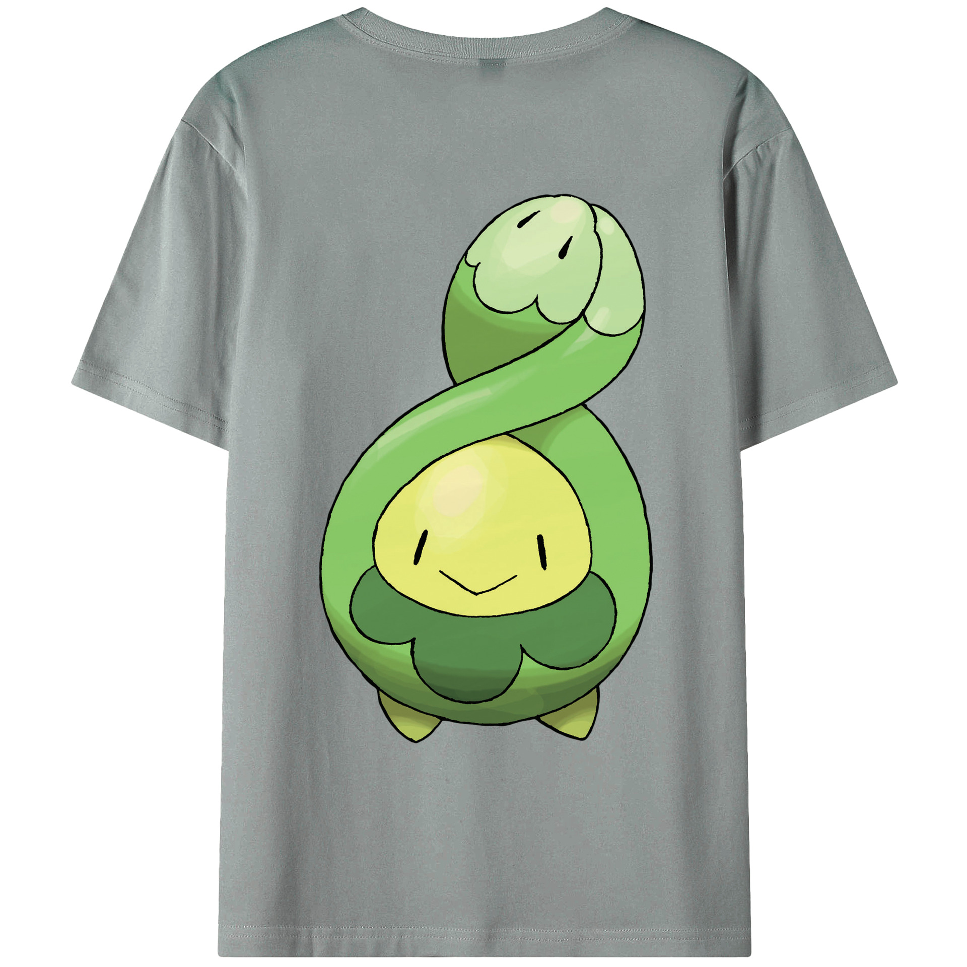 （画像用） ポケットモンスター Pokémon 綿100％ メンズ半袖Tシャツ（バックプリント） 通気性